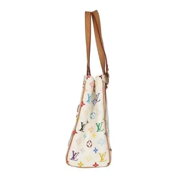 Louis Vuitton Aurelia MM Multicolor White Tote Bag - Picture 5 of 13